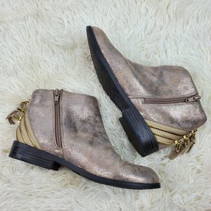 Dolce Vita Savina Brushed Suede Booties Sz 5 EUC